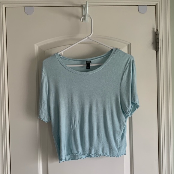 wild fable Tops - Wild Fable Blue Top! with sleeve detail!